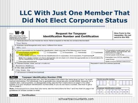 NYC SINGLE MEMBER LLC TAX RETURN PREPARATION