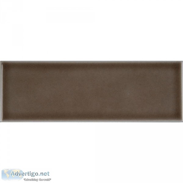 Artisan Taupe Handcrafted 4x12 Glossy Subway Tile