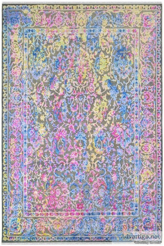 Holika Sari Silk custom made Rug - Yak Carpet