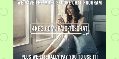 GET PAID TO CHAT- Really!