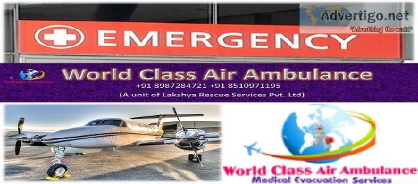 Inexpensive 24 HOURS World Class Air Ambulance Service from Ranc