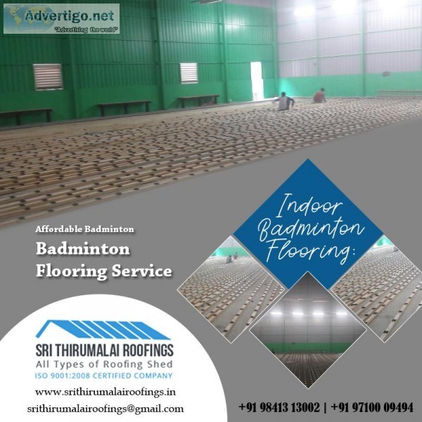 Badminton Court Roofing Contractors in Chennai and Madurai