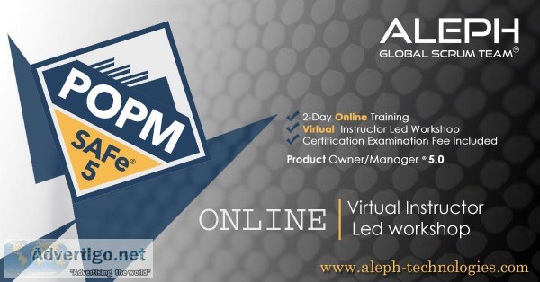 Product Owner  Product Manager  POPM  Virtual Instructor Led wor