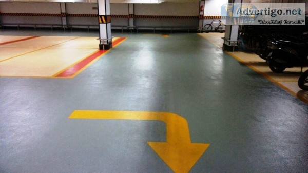 Epoxy Anti slip floors paint for parking area Sports and work sh