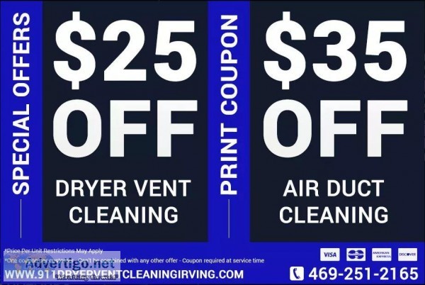 911 Dryer Vent Cleaning Irving