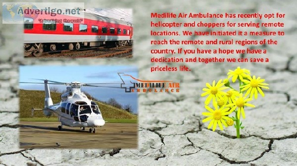 Why you Should Hire Medilife Air Ambulance in Kolkata