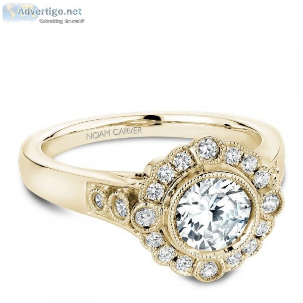 NOAM CARVER VINTAGE ENGAGEMENT RING - SKU DENG4669