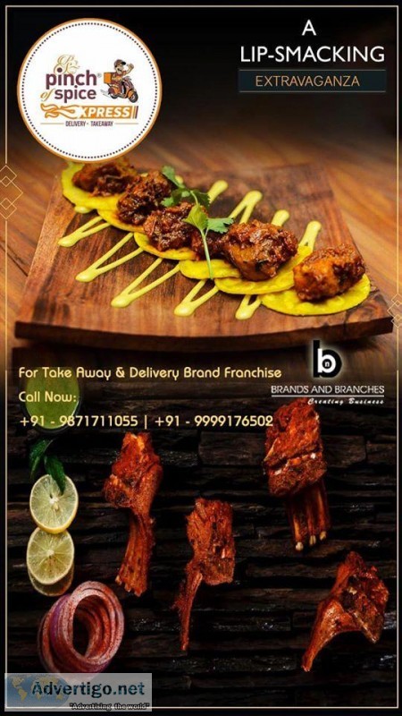 Very Famous Pinch Of Spice Franchise for Sale