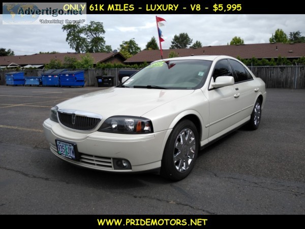 2005 LINCOLN LS  V8  ONLY 61K  LUXURY