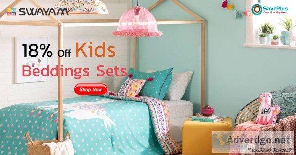 18% Off Kids Beddings Sets