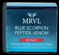 Blue scorpion venom skin care prfoducts