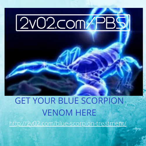 Blue scorpion treatment