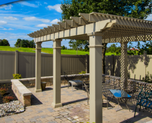 Pergola kits & parts in 3 colors