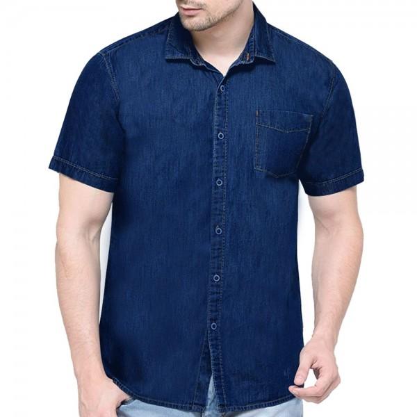 Half sleeve denim shirt