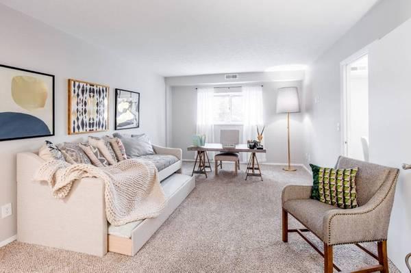 One Master bedroom with 1 attached bath