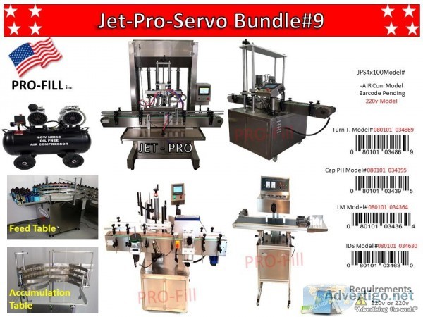 JET-PRO 4x SERVO Bundle s