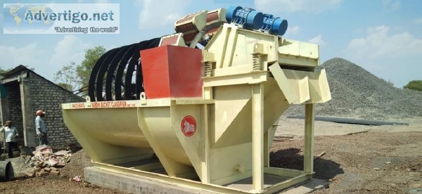 Bucket classifier machine manufacturers  Sand washer