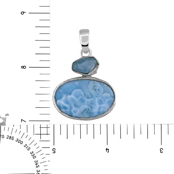 LV-Larimar Pendant-2SP(LV-LAR-1 -93)  Rananjay Exports