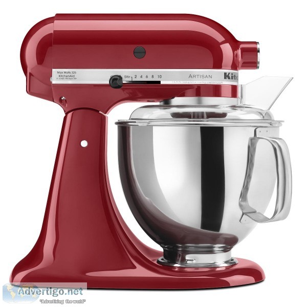 KitchenAid Artisan Series 5-Quart Tilt-Head Stand Mixer Red (KSM