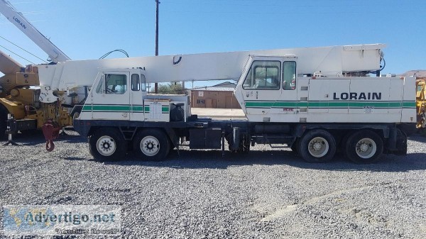 1980 Lorain MCH 35 Ton Truck Crane