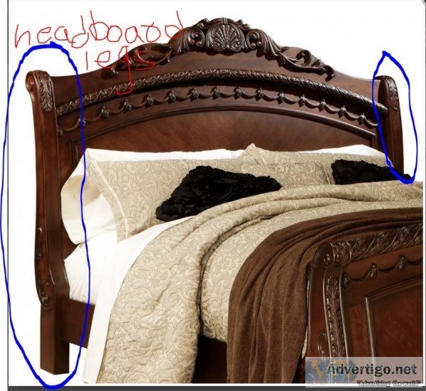 Footboard and Headboard Legs ONLY (not complete bed) - Best Offe