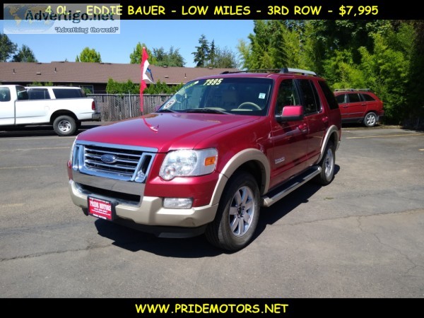 2007 FORD EXPLORER EDDIE BAUER  4.0L  3RD ROW