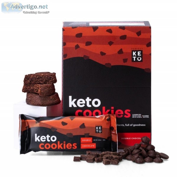 Keto Cookies - 24 Cookies - Double Chocolate