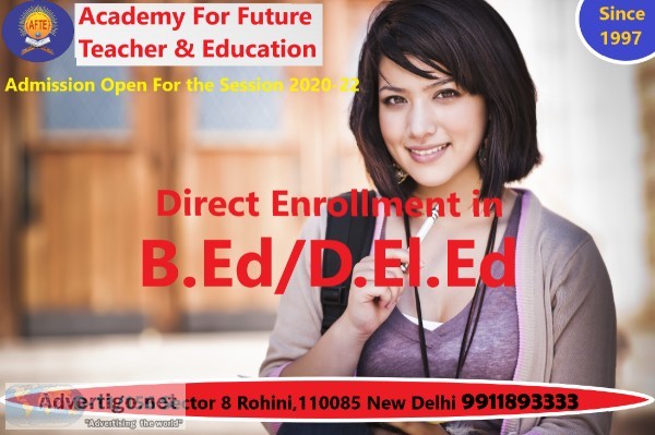 B.Ed admission open 2020