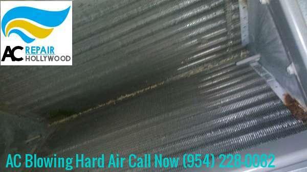 Hard Air from AC Call AC Blowing Hard Air Hollywood