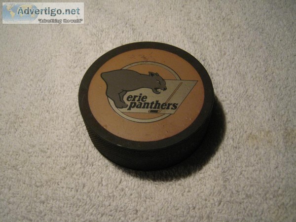 Official Erie Panthers Hockey Puck