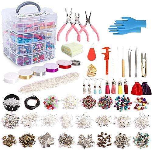 Jewelry Making Kit 1960 pcs Jewelry Making Supplies Includes Jew