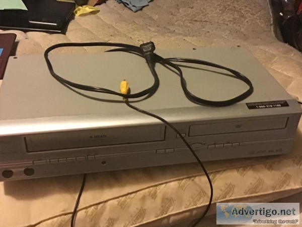 Dual vcr and DVD player