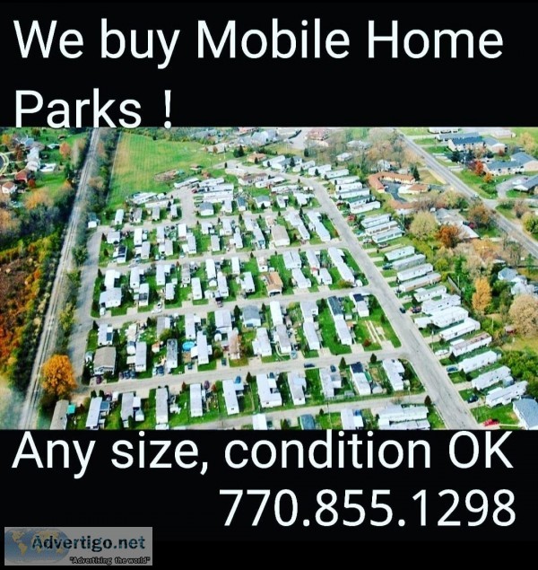 Sell me your mobile park