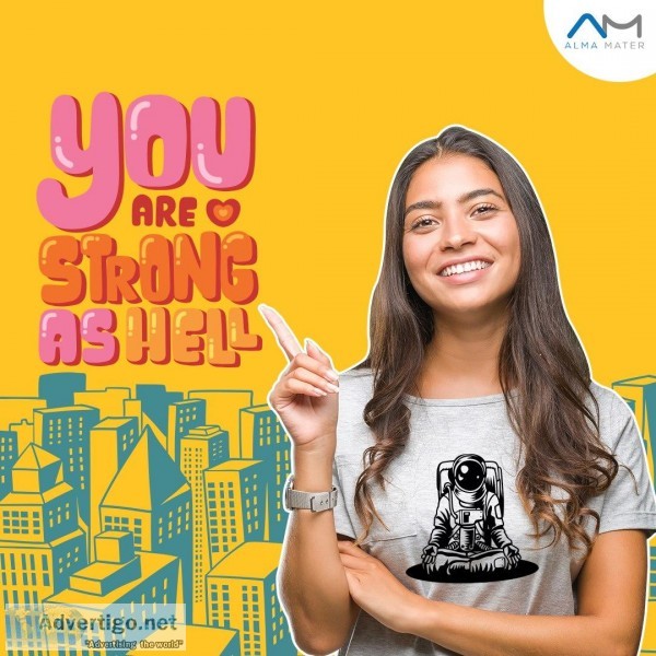 Alma Mater Offers You Service For T Shirt Printing in Delhi