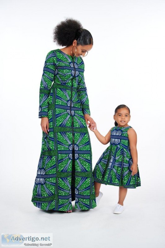 DADA AFRICAN PRINT KIDS DRESS