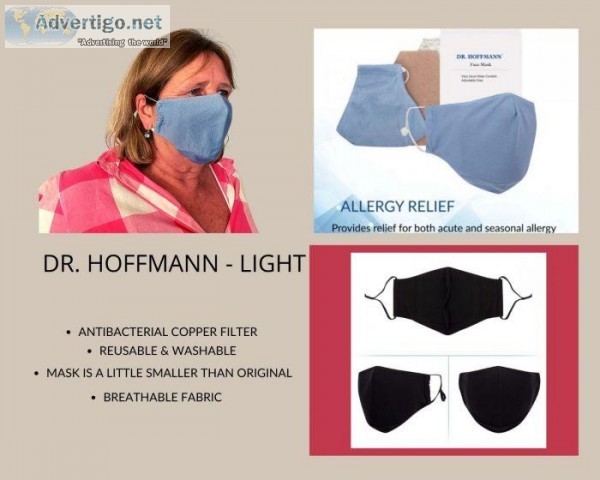 Washable Copper Filter Face Mask Lite Version- Dr Hoffmann