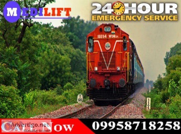 Get Medilift Train Ambulance in Pune for Incomparable Medical Fa