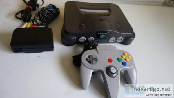 Official Nintendo 64 console system with one controller