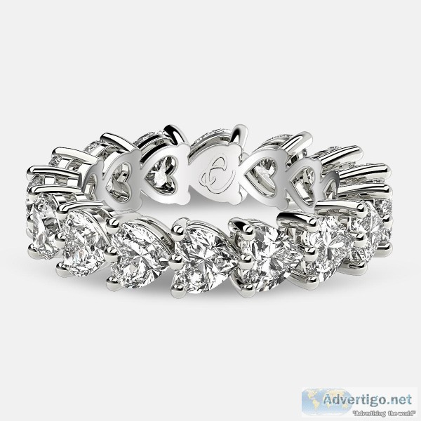 Pretty Heart Eternity Ring at Best Price -  www.eternityus.com