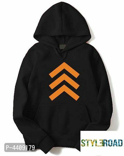 StyleRoad Winter Special Printed Fleece Hooded Sweatshirt