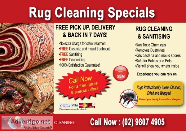 Rug cleaning Arncliffe