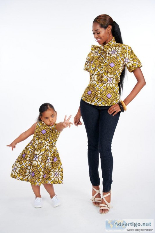 Buy Eyitope African Print Kids Dress