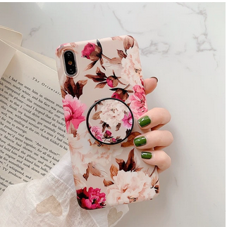 Shop for Flower Leaf Phone Case With Holder for iPhone Mobiles S