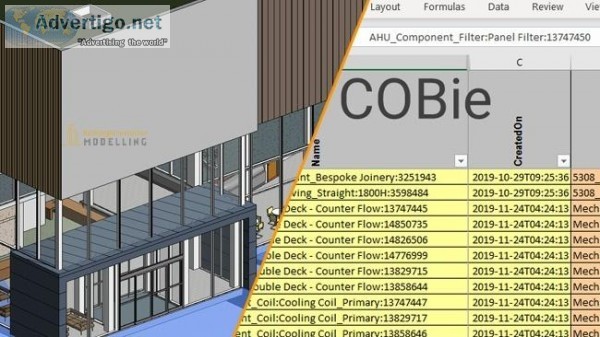 COBie BIM Design services &ndash Building Information Modeling