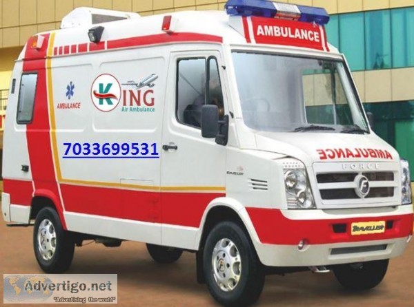 King ICU Road Ambulance Service in Pithiyatil Ranchi
