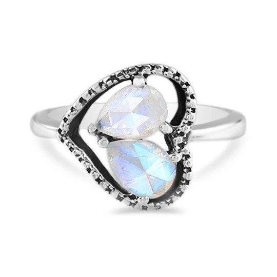 MOONSTONE RING-LOVE AND DEVOTION