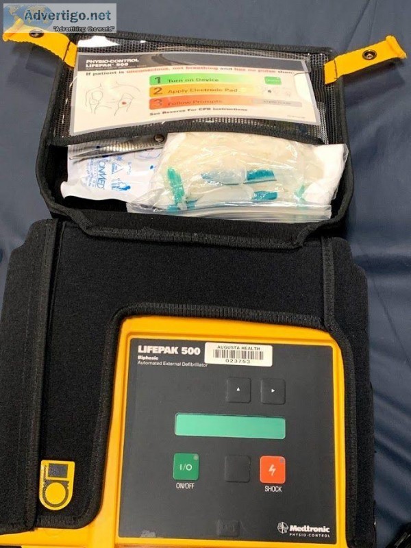 LifePak 500 AED Defibrillator Refurbished