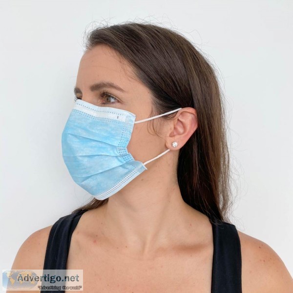 3-Ply Layered Disposable Personal Protection Face Mask(50 Masks)