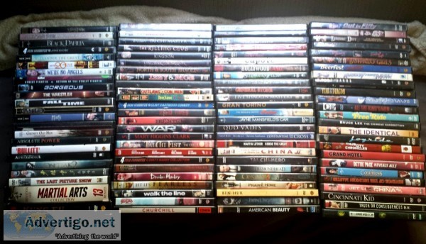 Over 100 clean dvds