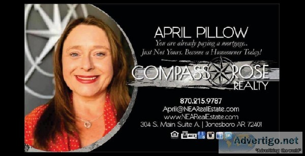 Jonesboro Real Estate - April Pillow - Compass Rose Realty